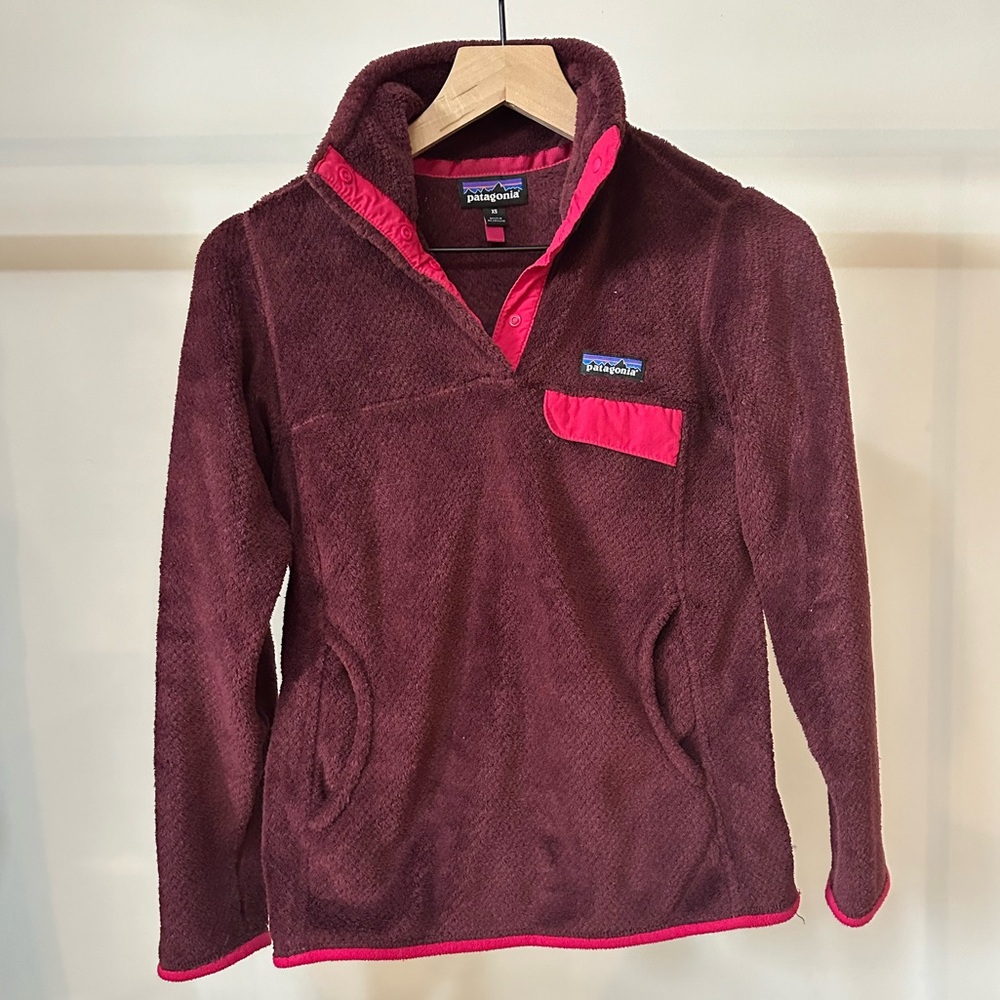 Patagonia Re-Tool Maroon Sweater